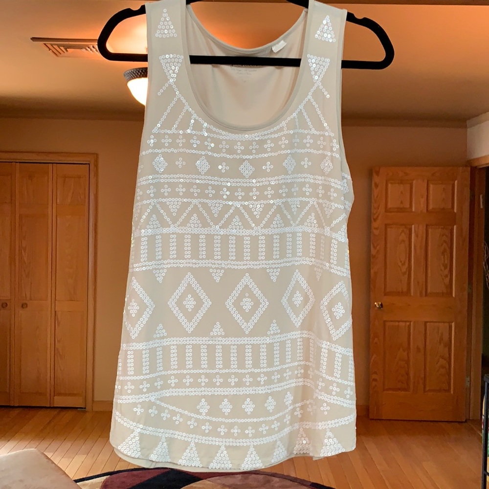 Chico’s sleeveless sequined top